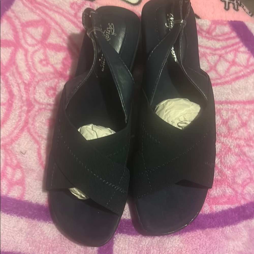Women's Navy Sandals